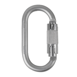 BARHAR OVAL TWIST GATE STEEL CARABINER BK112